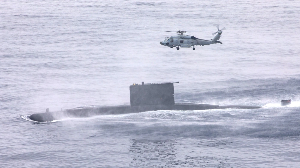 Helikopter Amerika Serikat Mh 60r Sea Hawk. (X @Uspacificfleet)